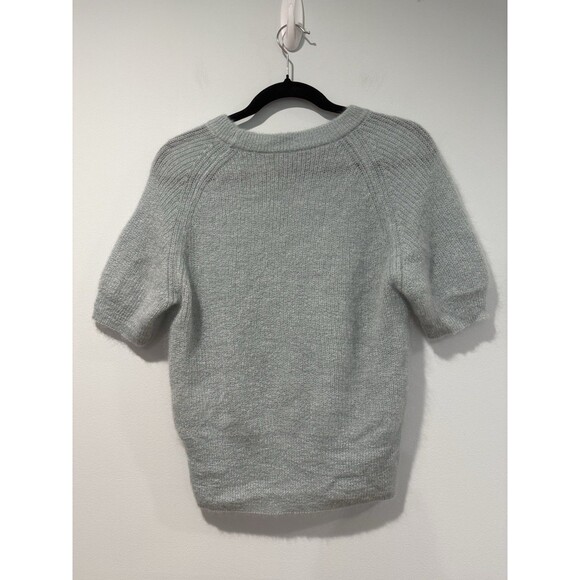 Judith & Charles Top Womens Large Mohair Open Knit Minimal Stretch Quiet Luxury - Picture 2 of 5